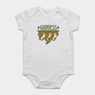 Art Nouveau Goddess Baby Bodysuit